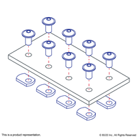 10 S 8 HOLE FLAT PLATE