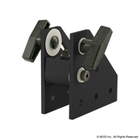 BLACK 15 S 90 DEGREE PIVOT BRACKET W/ T