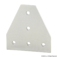 15 S 5 HOLE TEE FLAT PLATE