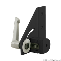 BLACK 15 S RH 0 DEGREE PIVOT BRACKET W/