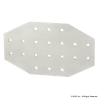 15 S 20 HOLE CROSS FLAT PLATE