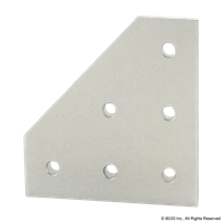 15 S 6 HOLE 90 DEGREE FLAT PLATE