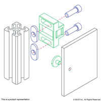 PLASTIC MAGNETIC CATCH