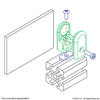 GLASS PANEL HOLDER