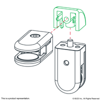 GLASS PANEL HOLDER