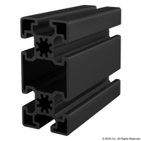 45mm X 90mm T-SLOT EXTRUSION FULL BLACK