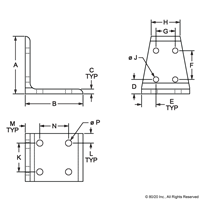 BLACK 10 S TO 15 S 8 HOLE DBL WIDE TRAN