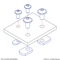 10 S TO 15 S 4 HOLE TRANSITION PLATE