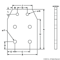 15 S TO 10 S 6 HOLE TRANSITION STRIP