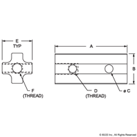 3/8-16 EXTENDED TUBE INSERT