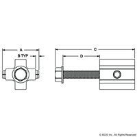 BLACK 5/16-18 STANDARD TUBE INSERT ASSE