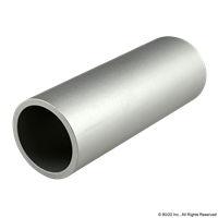 1.5  DIAMETER ALUMINUM TUBE CLEAR ANODI