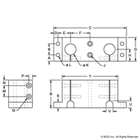 15 S 1 DIAMETER DOUBLE SHAFT BASE