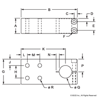 10 S 1 SINGLE SHAFT PREDRILLED MOUNTIN