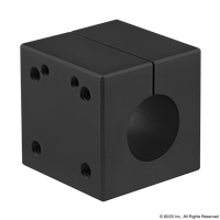 BLACK 1 DIAMETER SINGLE SHAFT MOUNTING