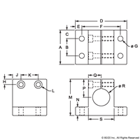 2 DOUBLE HORIZONTAL BASE