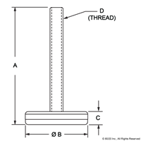 M12 ECONOMY FURNITURE GLIDE