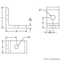 BLACK 25 TO 40 S 2 HOLE TRANSITION INSI