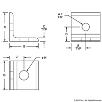 25 TO 40 S TRANSITION INSIDE CORNER BRA