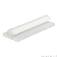 15 S WHITE UHMW TOP MOUNT STRIP PROFILE