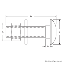 10 S HEX NUT LINEAR BRAKE