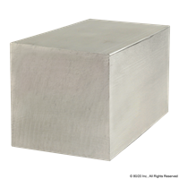 2.5  X 2.5  ALUMINUM BLOCK PROFILE-MILL