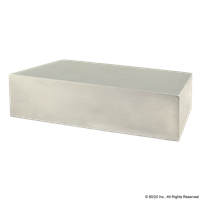 2 X 7 ALUMINUM BLOCK PROFILE CLEAR AN