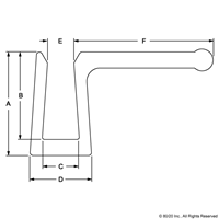 PANEL STIFFENER PROFILE W/ HANDLE