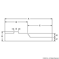 10 S SINGLE UNIBEARING PROFILE-CLEAR AN