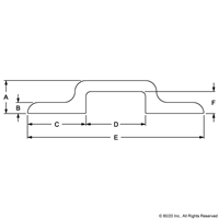 10 S DOUBLE RETAINER ANGLE PROFILE-CLEA