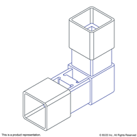 2 WAY CORNER - GREY