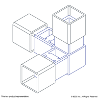 3 WAY CORNER - GREY