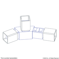 QUICK FRAME 3 WAY OCTAGON SEGMENT CONNE