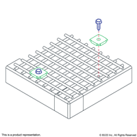 1/2 PLASTIC MESH FASTENER