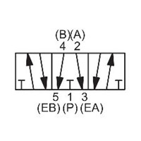 3/8 HAND VALVE 3 POSITION SPRING CENTER