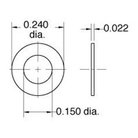 Nitrile Impregnated Fiber Gasket 0.312