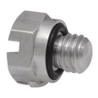  10-32 Male Captivated O-Ring Plug 5/16