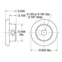 Push Button 1/8 Diameter Stem