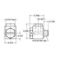 Universal  L Fitting ENP Brass Pack of