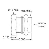  10-32 Bulkhead Fitting