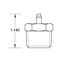 1/2  NPT to 1/8  ID Hose Fitting  Pack