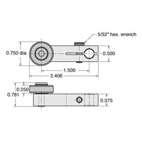 Actuator Roller Arm