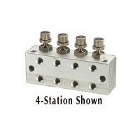 8-Station Block Flow Control Meter Out