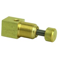 Panel Mount Needle Valve with Knurled K