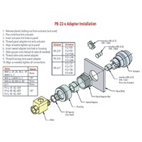 Valve Adapter for 22 mm Push Button  Ke