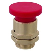 16 mm Mushroom Captivated Push Button R