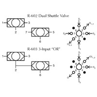 Dual Shuttles Valves Independent