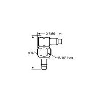 1/8  to 1/8  ID Hose Positionable Fitti