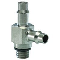  10-32 to 3/32  ID Hose  T  Fitting  EN