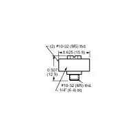  10-32 to  10-32 Universal Fitting  ENP